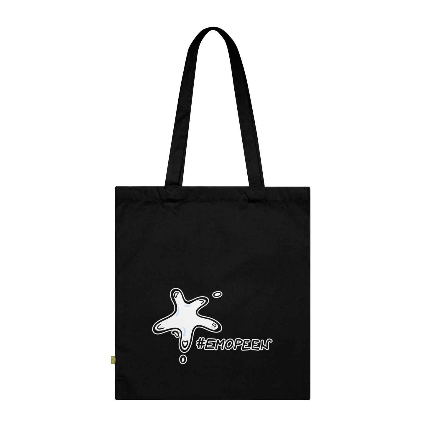 EmoPeen Logo - Organic Cotton Tote Bag - Black